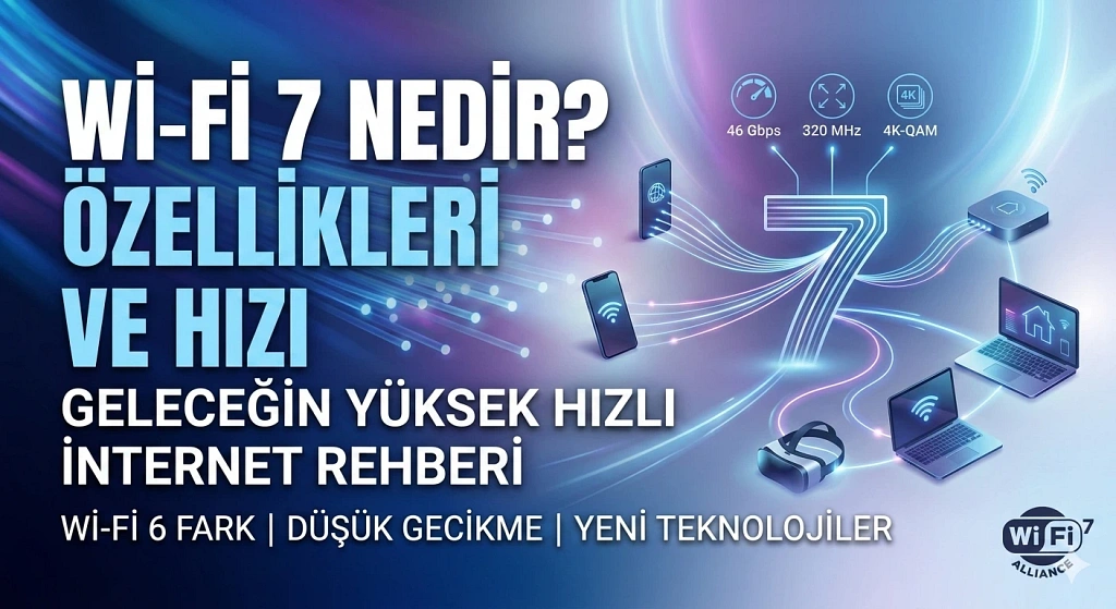 Wi-Fi 7 Nedir? Özellikleri, Hızı ve Wi-Fi 6 ile Farkları