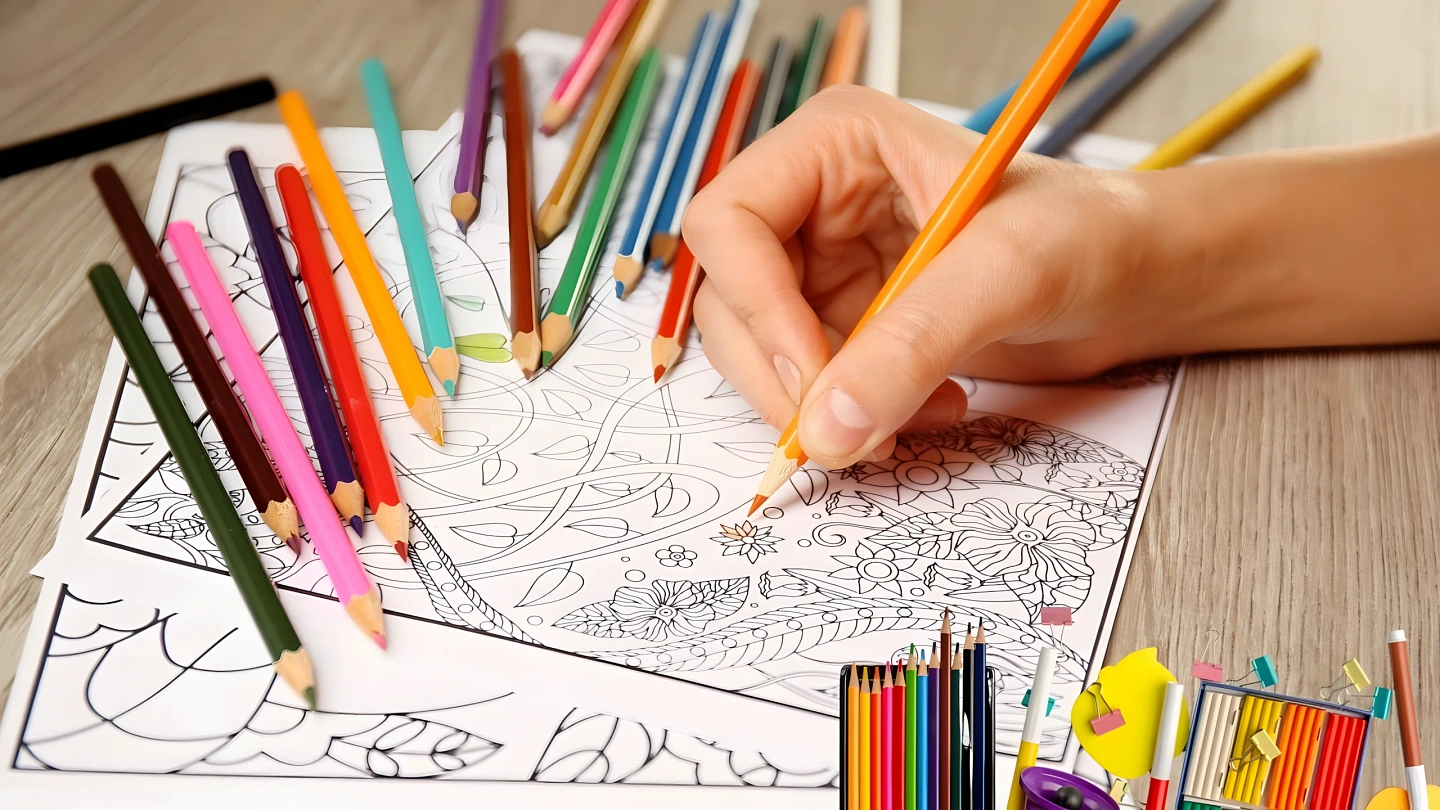 Evde Yapılabilecek Hobi Mandala Boyama Kitapları